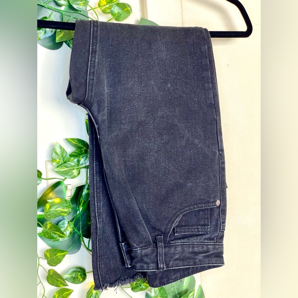 Nasty Gal High Waisted Black Denim Jeans (2)